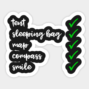 List (dark) Sticker